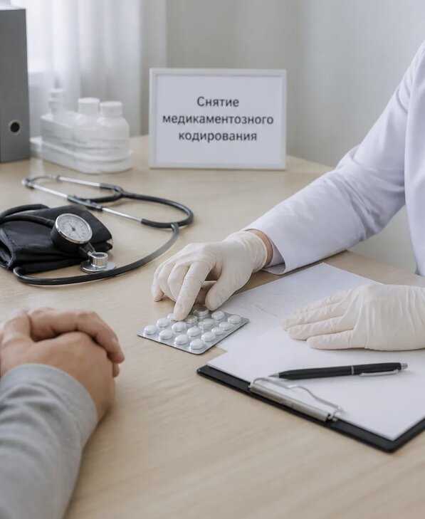 Снятие медикаментозного кодирования в Югорске от 5106 р. | Медзона