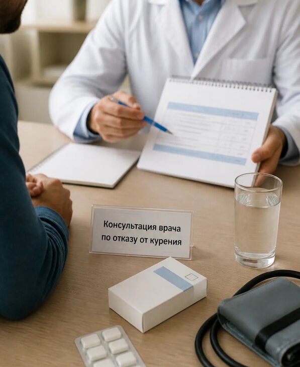 Консультация врача по отказу от курения для взрослых в Югорске